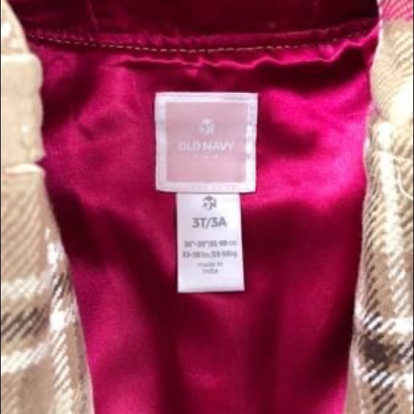 Old Navy Plaid Coat - Picture 2 of 2